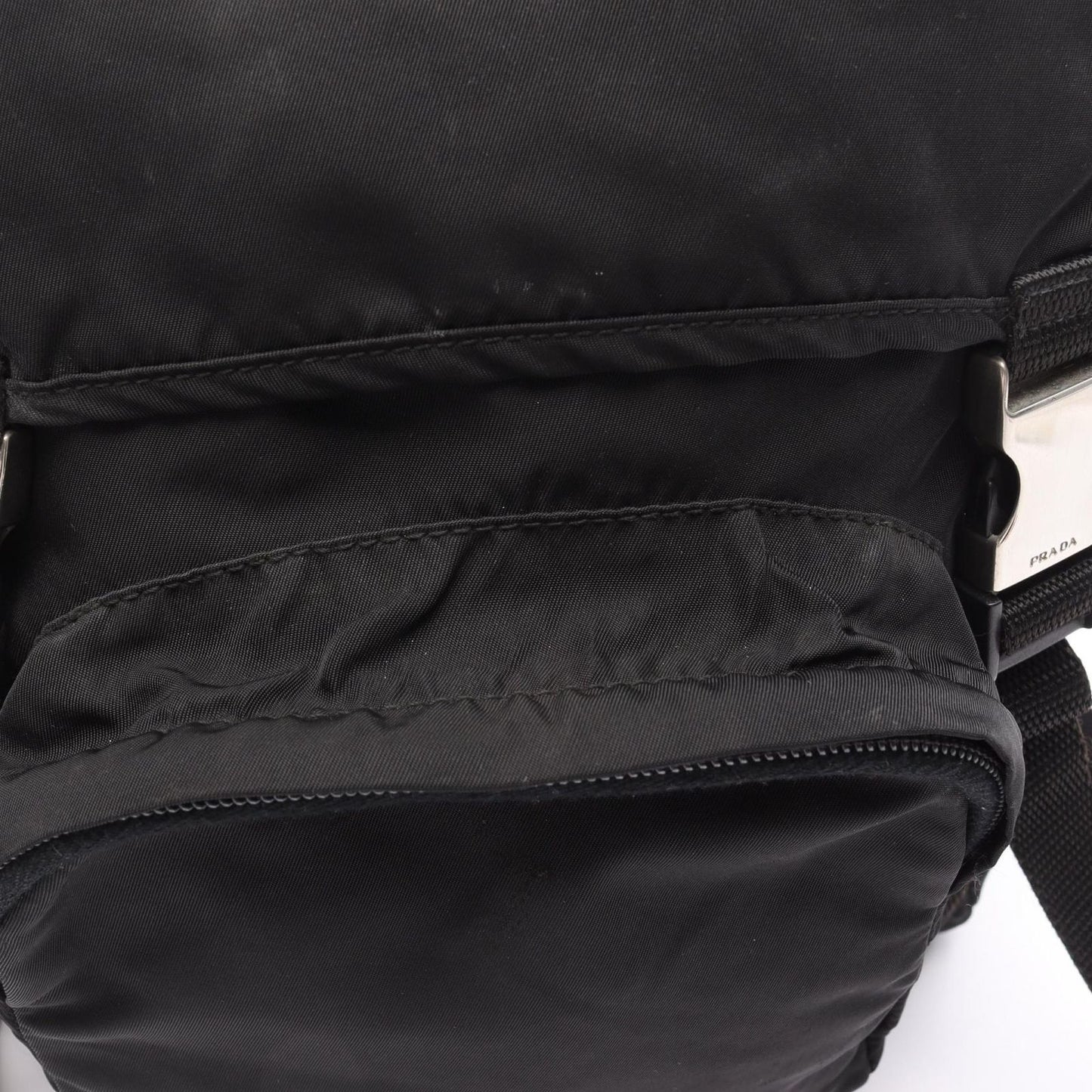 PRADA TESSUTO MONTAGN Black Nylon Backpack - Timeless Elegance