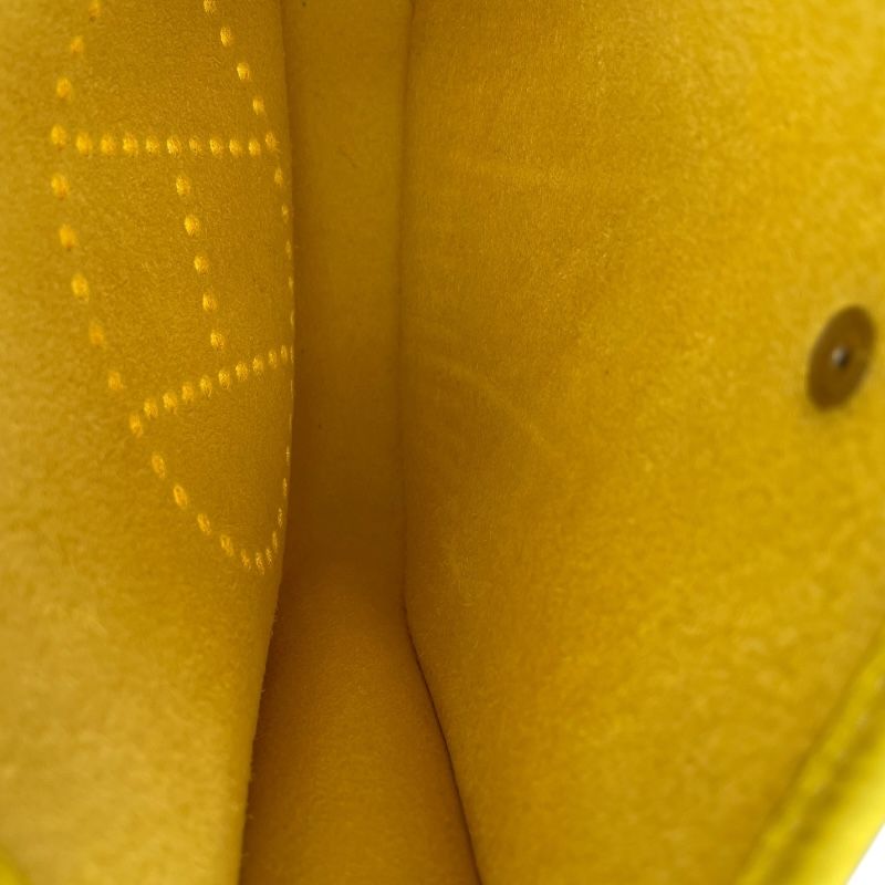 HERMES Evelyn TPM Lime/Silver Hardware Shoulder Bag