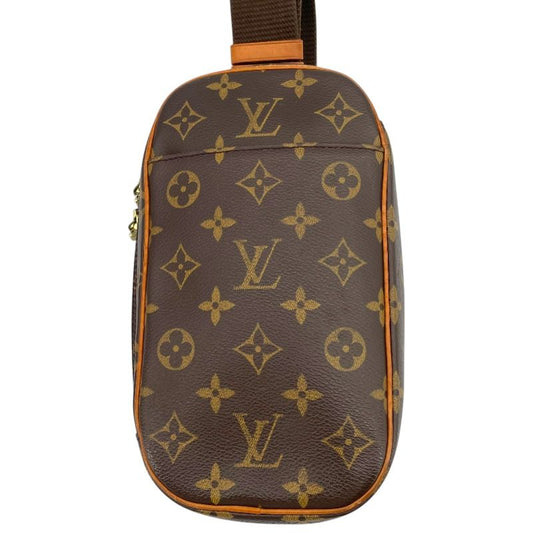 Louis Vuitton Pochette Gange M51870 Brown Unisex Body Bag