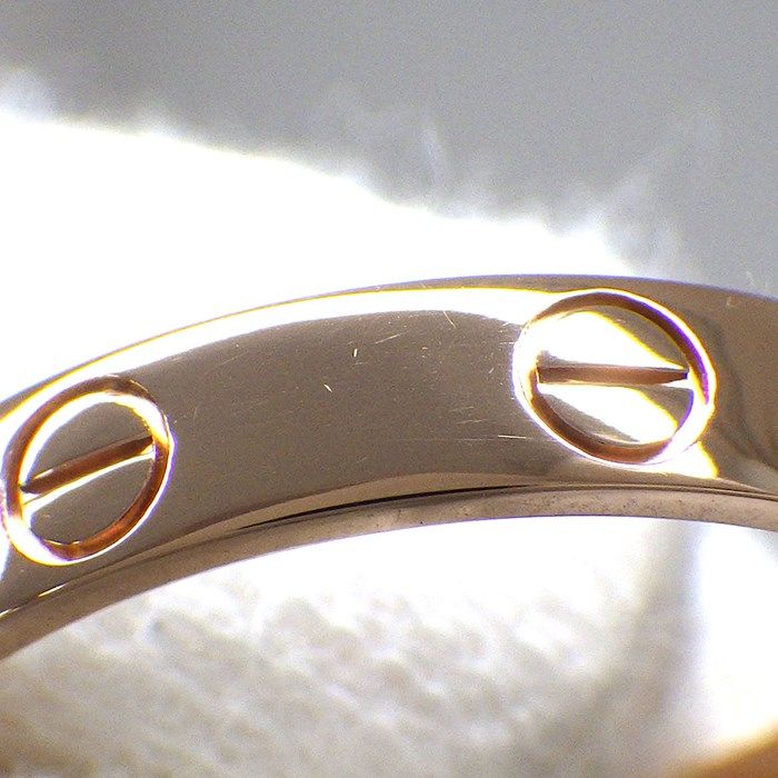 Cartier Love Ring Small Model in K18 Pink Gold - Size 15.5