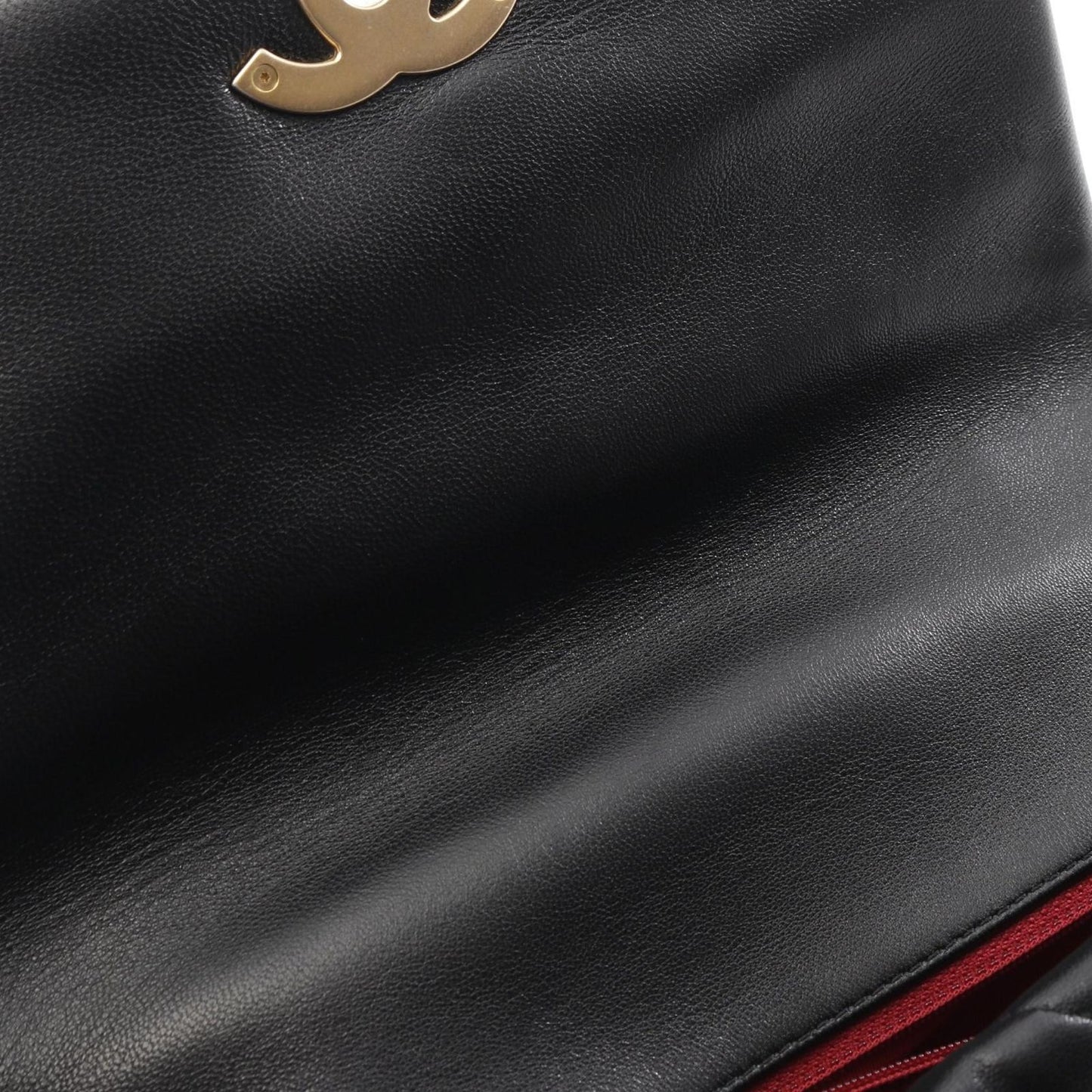 CHANEL 19 Deauville Matelassé Shoulder Bag in Black Lambskin