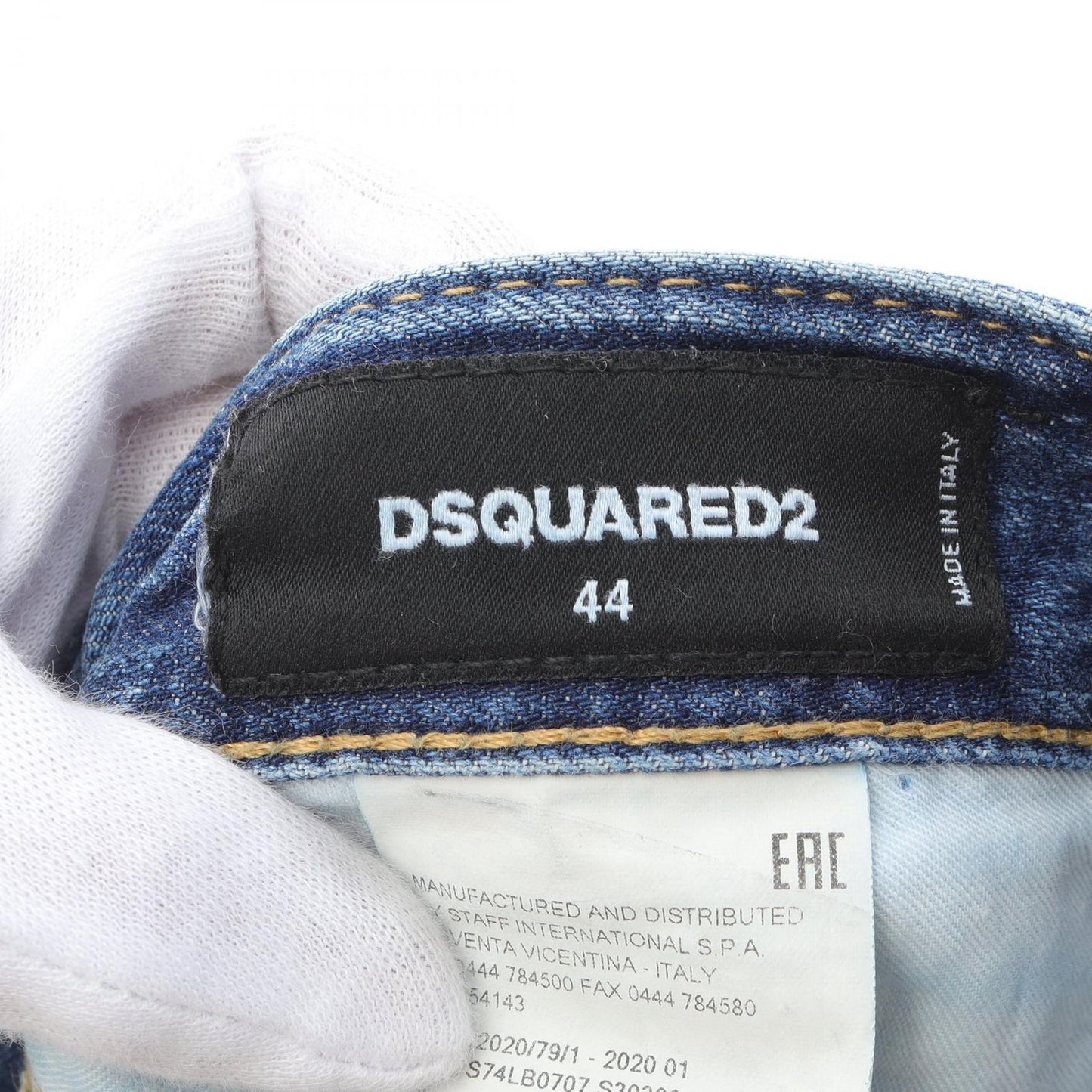 DSQUARED2 Indigo Blue Denim Pants - Timeless Elegance
