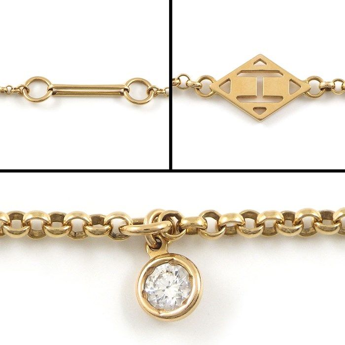 HERMES Gambard Bracelet with Diamond - K18 Pink Gold