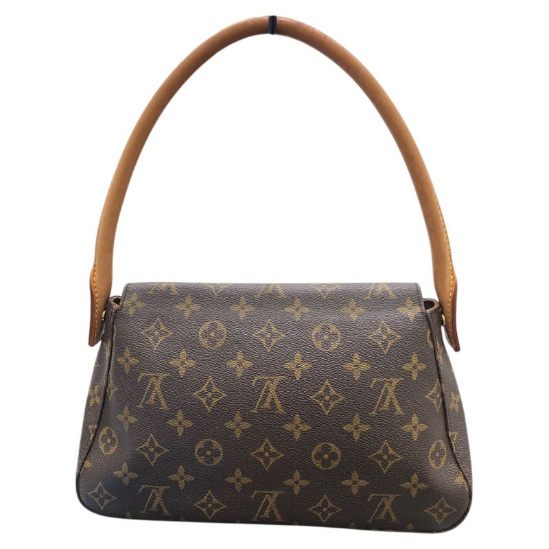 Louis Vuitton Mini Looping M51147 Monogram Canvas Handbag - Brown