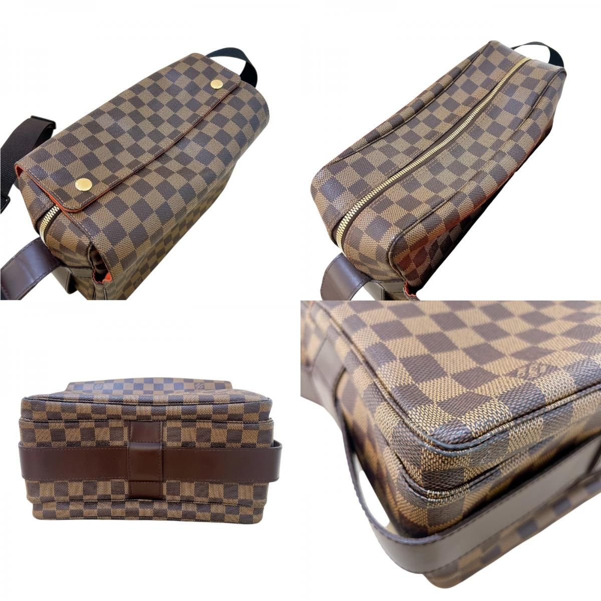 Louis Vuitton Naviglio N45255 Brown Damier Shoulder Bag for Women