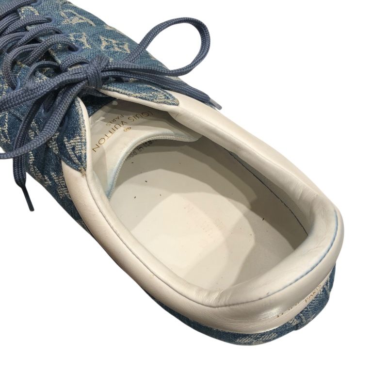 Louis Vuitton Luxembourg Line Low-Cut Sneakers in Blue - Size 8.5