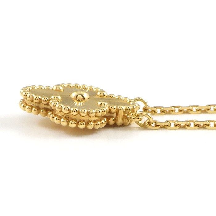 Van Cleef & Arpels Vintage Alhambra Necklace in K18 Yellow Gold
