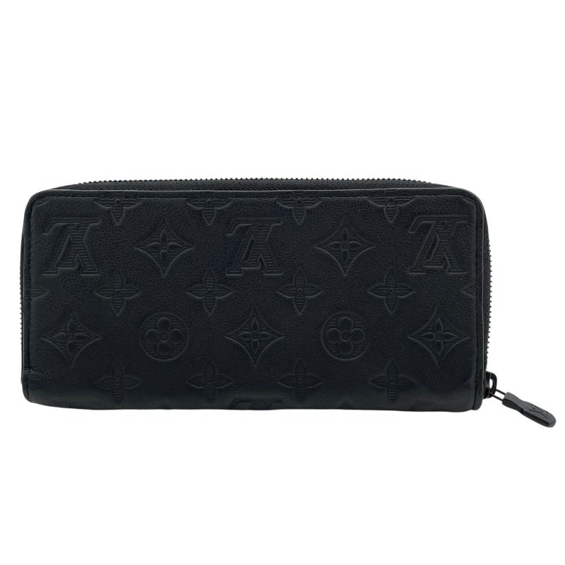 Louis Vuitton Zippy Wallet Horizontal M80333 Noir Monogram Shadow
