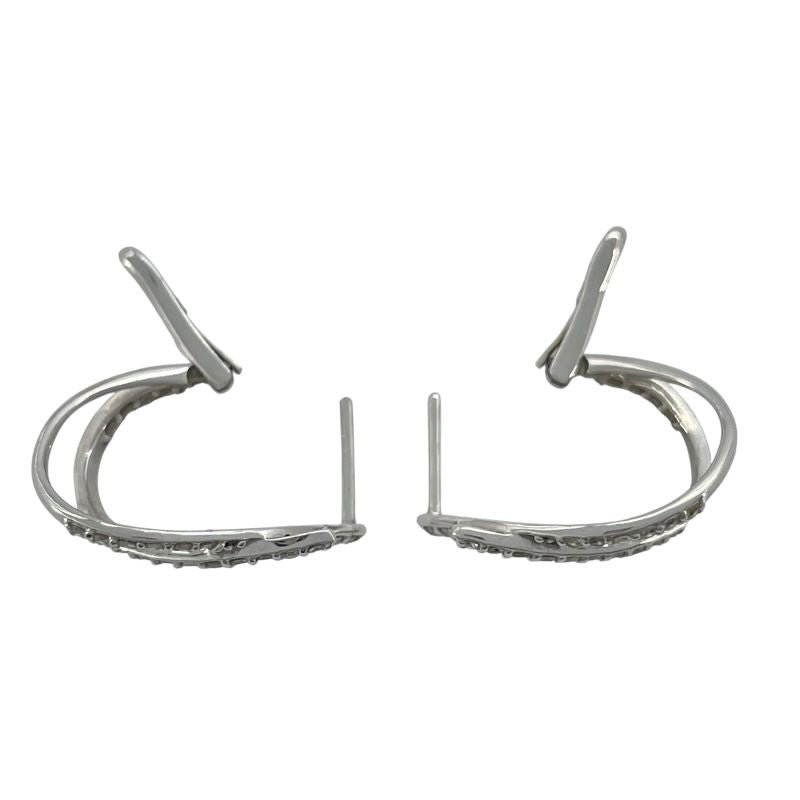 Exquisite K18WG Diamond Earrings - 0.3ct Luxury Jewelry