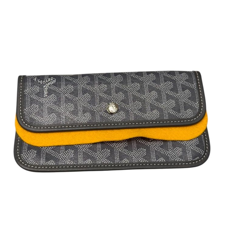 GOYARD Saint Louis PM Handbag in Gray Goyardine Canvas