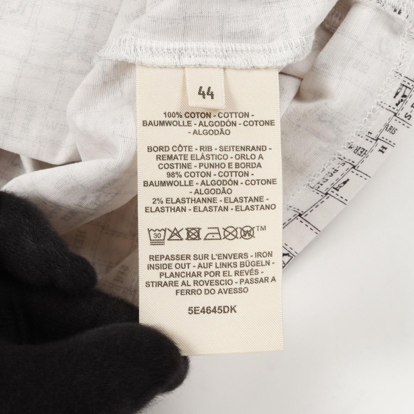 HERMES Bolduc au Carre Cotton T-Shirt - Timeless Elegance