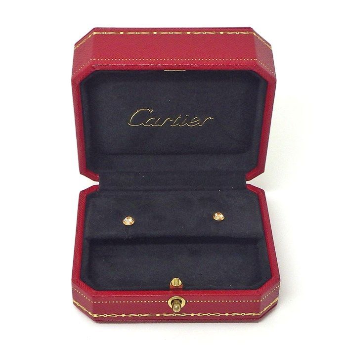 Cartier Love Earrings MM B8041500 with 0.26ct Diamonds in K18PG