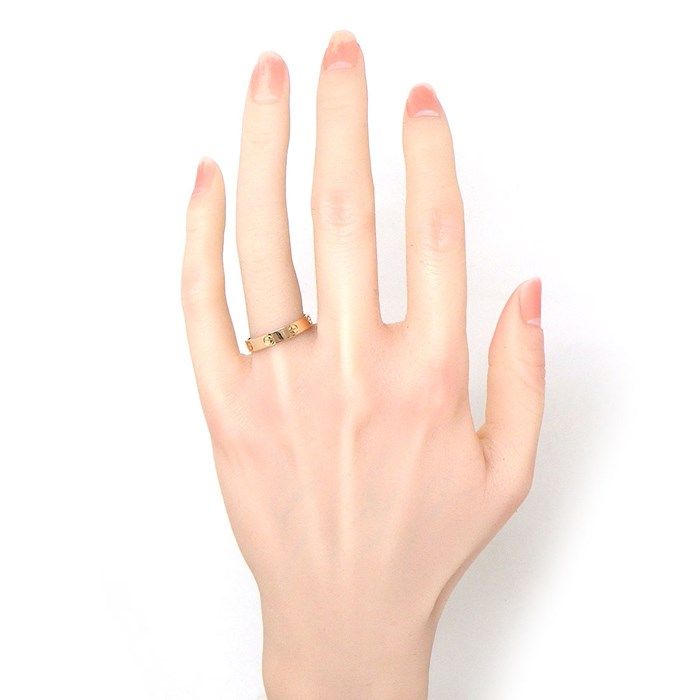 Cartier Love Ring Small Model SM in K18 Pink Gold - Size 17.5