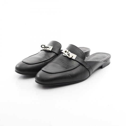 HERMES Oz Kelly Buckle Sandals - Elegant Black 38.5