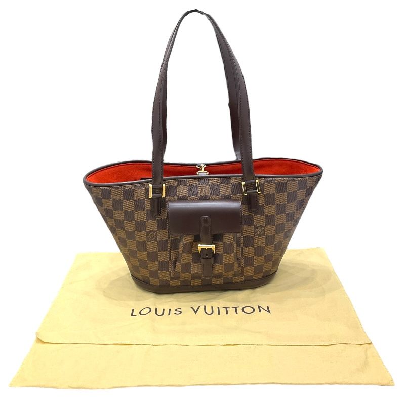Louis Vuitton Monceau PM Brown Damier Canvas Tote Bag