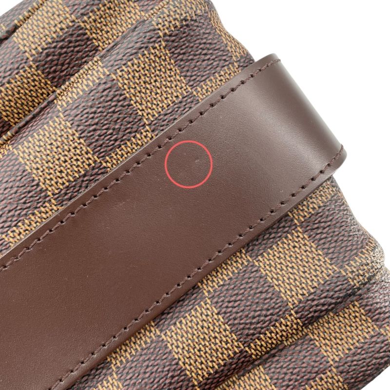 Louis Vuitton Naviglio N45255 Damier Canvas Shoulder Bag - Brown