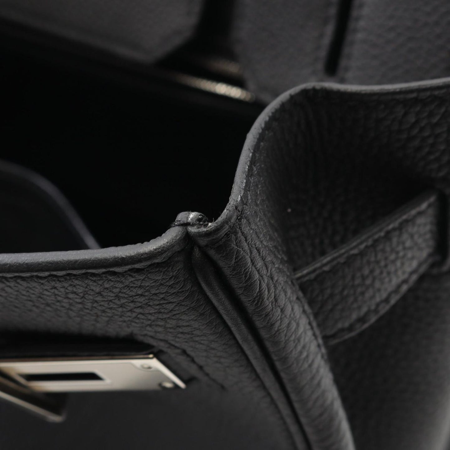 HERMES Birkin 30 Handbag in Black - Timeless Elegance