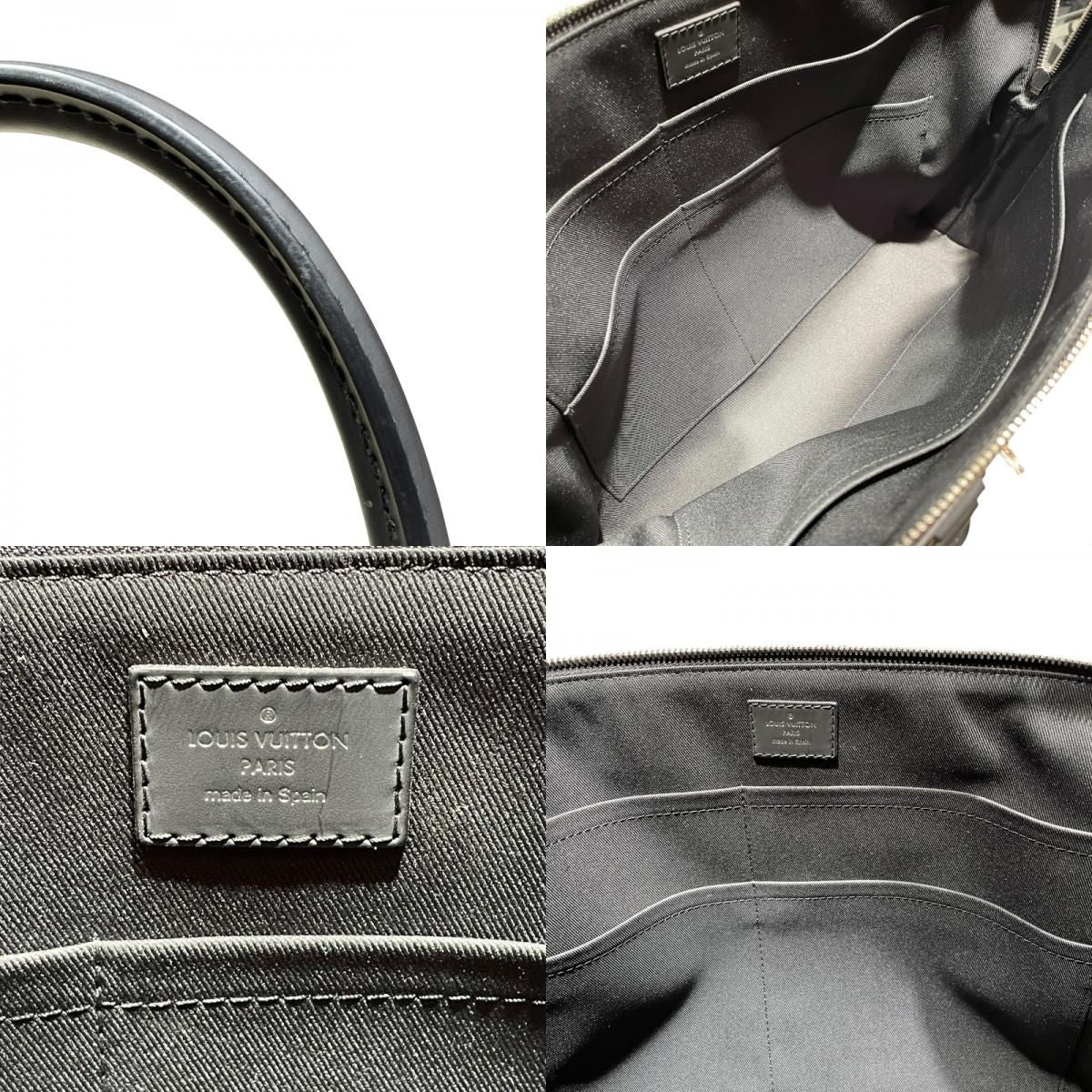 Louis Vuitton Porte-Documents Voyage NM Black Damier Graphite Business Bag