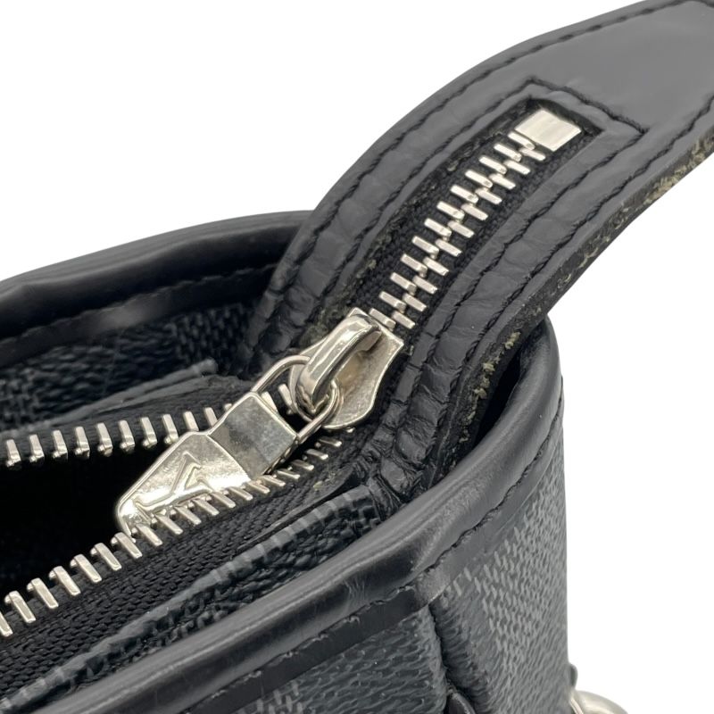 Louis Vuitton Tadao N51192 Black Damier Graphite Shoulder Bag