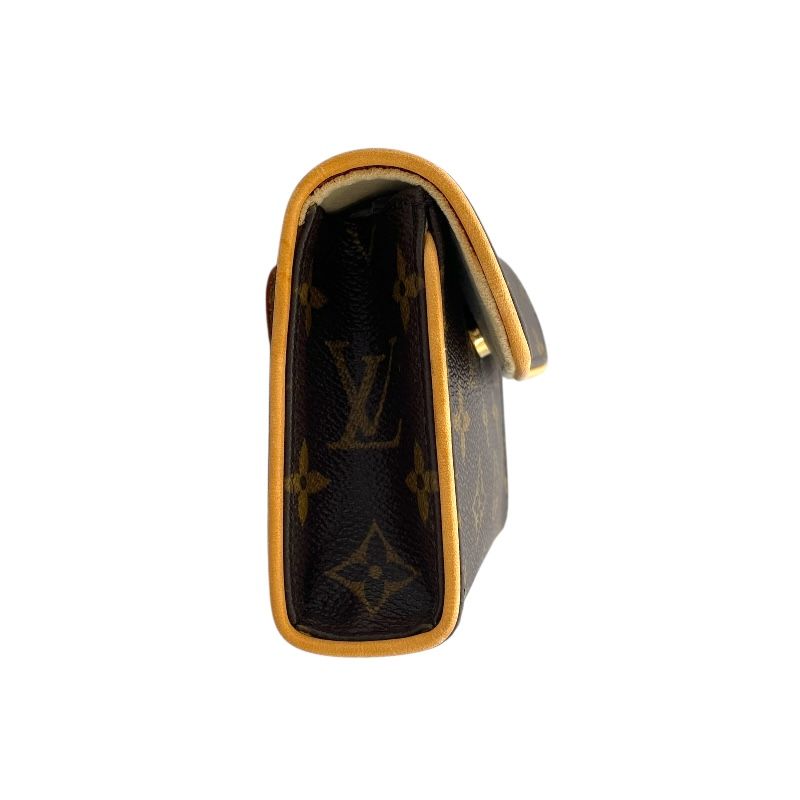 Louis Vuitton Pochette Florentine M51855 Monogram Brown Shoulder Bag