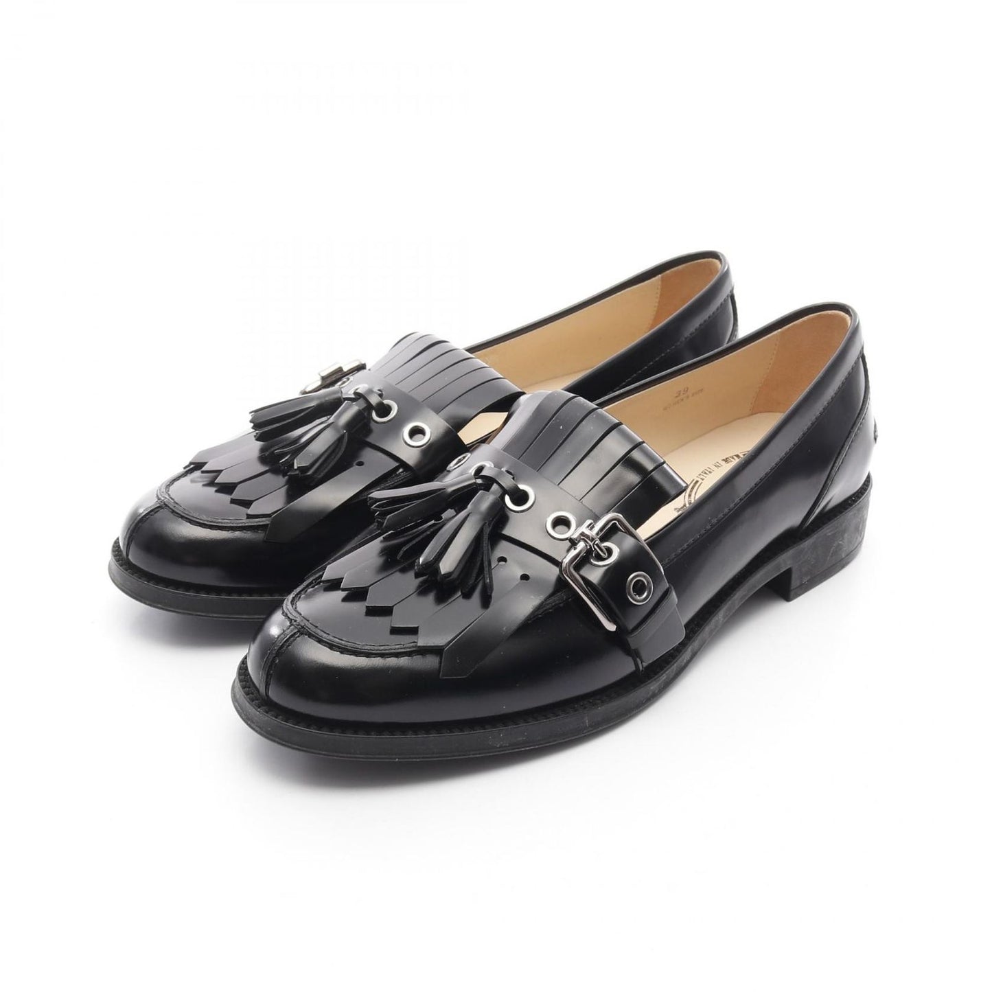 TOD'S Black Leather Loafers - Timeless Elegance for Women