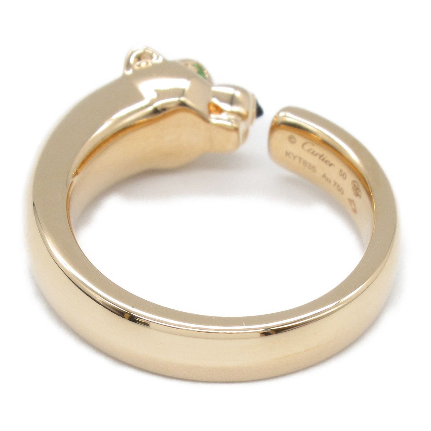 Cartier Panthère Ring with Tsavorite and Onyx in 18K Pink Gold