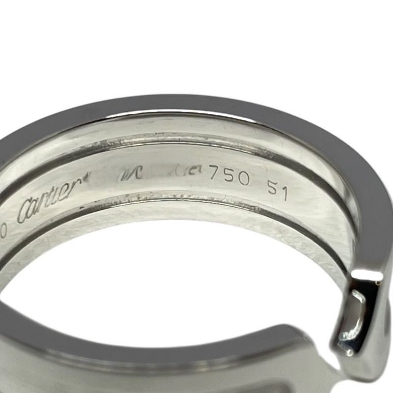 Cartier C2 Ring SM in 750WG - Exquisite Luxury Jewelry