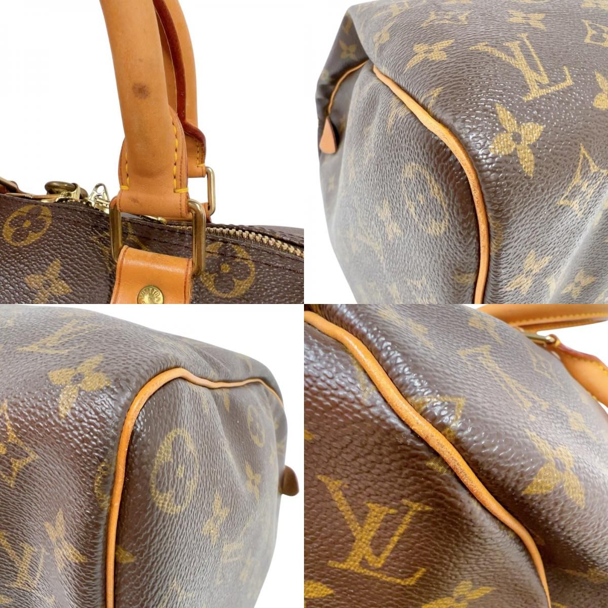Louis Vuitton Keepall 45 Monogram Canvas Boston Bag - Brown & Gold
