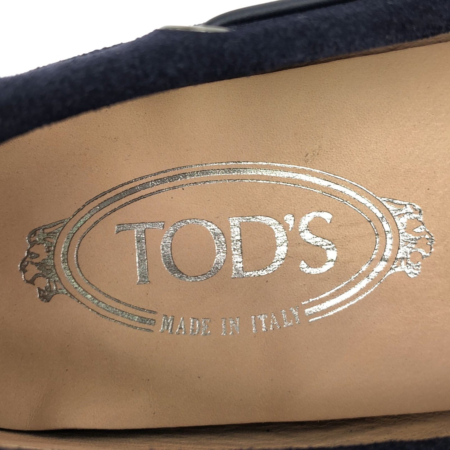 TOD'S Navy Suede Moccasin Driving Shoes - Timeless Elegance