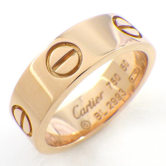 Cartier Love Ring MM in K18 Pink Gold - Timeless Elegance