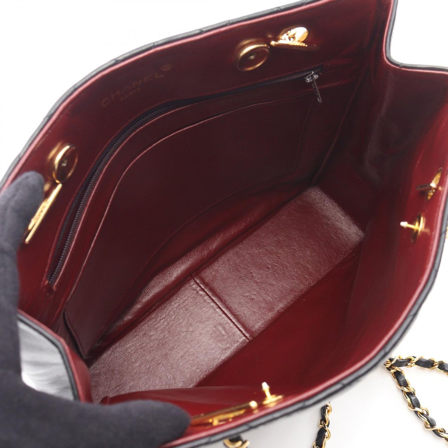 CHANEL Matelassé Tote Bag in Black Lambskin - Timeless Elegance