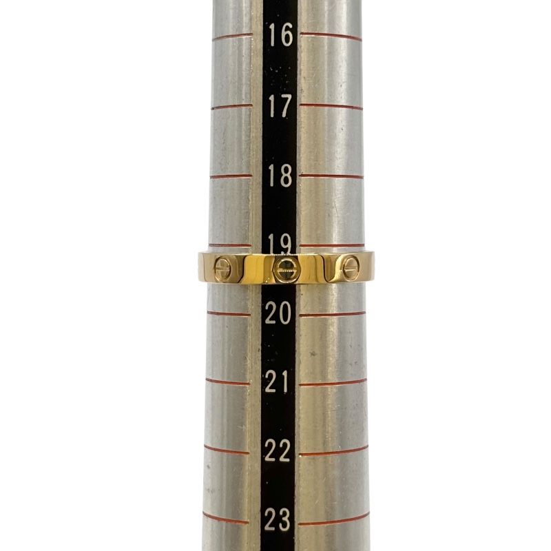 Cartier Mini Love Ring in K18 Yellow Gold - Timeless Elegance