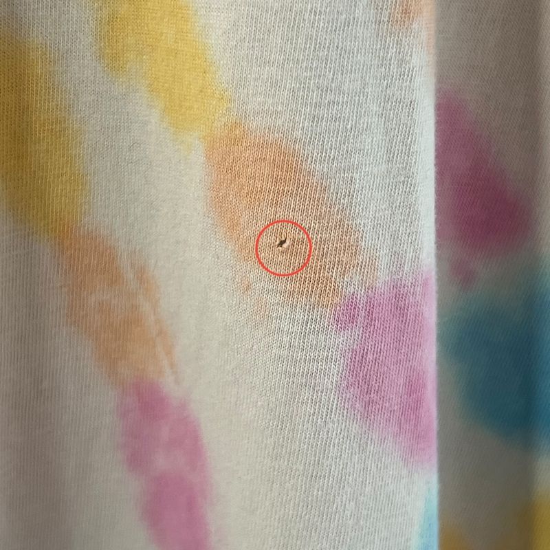 LOEWE La Pausa Asymmetrical T-Shirt in Multicolor Cotton