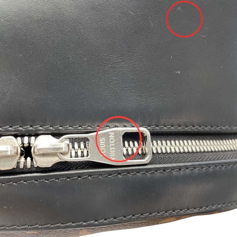 Louis Vuitton Josh M41530 Monogram Macassar Backpack - Brown/Silver