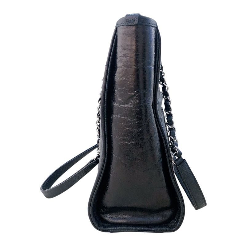 CHANEL Deauville PM Aged Calfskin Shoulder Bag - Timeless Elegance