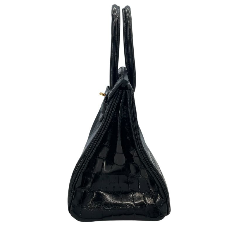 HERMES Birkin 30 Black Niloticus with Gold Hardware - Timeless Elegance