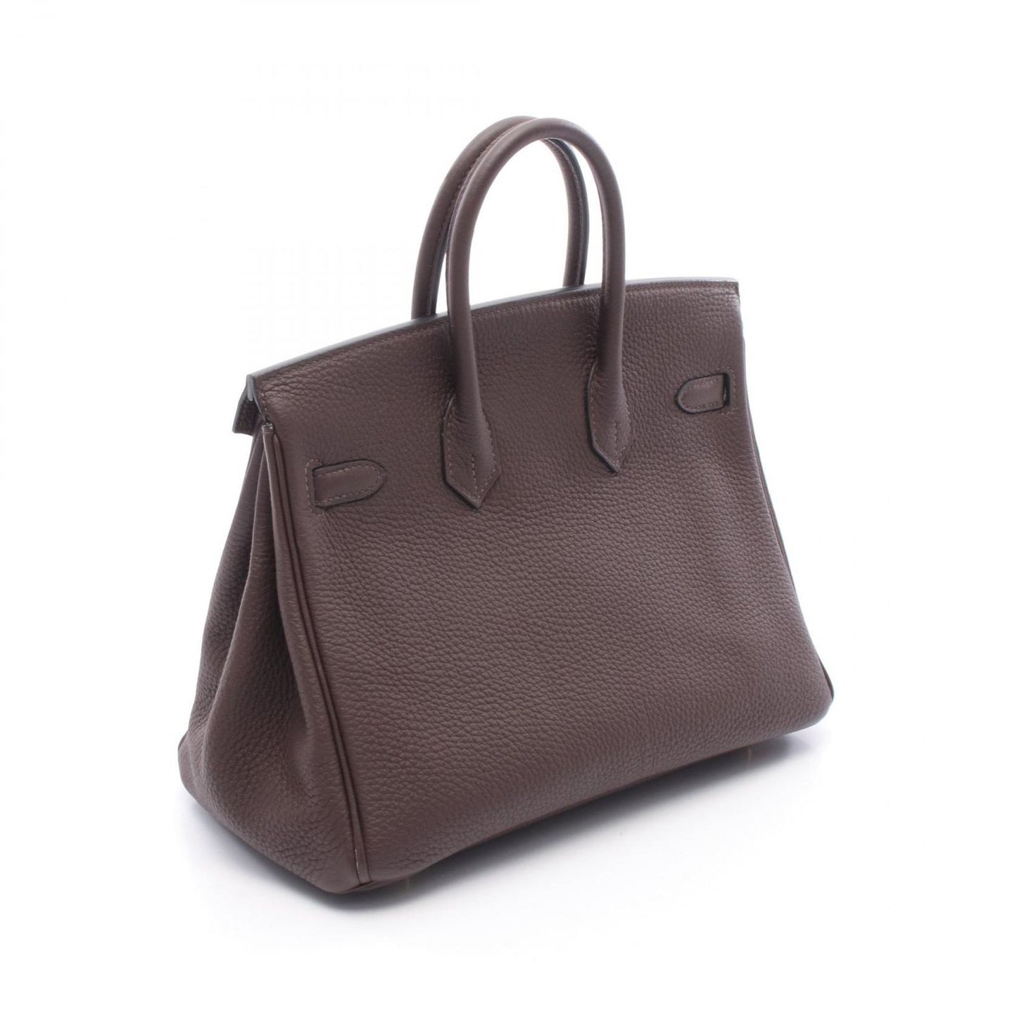 HERMES Birkin 25 Chocolate Handbag - Exquisite Craftsmanship