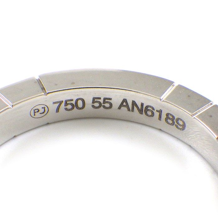 Cartier Laniere Ring in K18 White Gold - Size 15 / #55