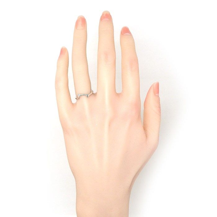 Christian Dior Bois de Rose K18WG Ring - Size 7 (#47) - Exquisite Craftsmanship