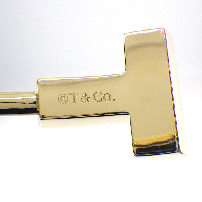 Tiffany & Co. T Wire Wide Diamond Bangle 0.67ct K18YG