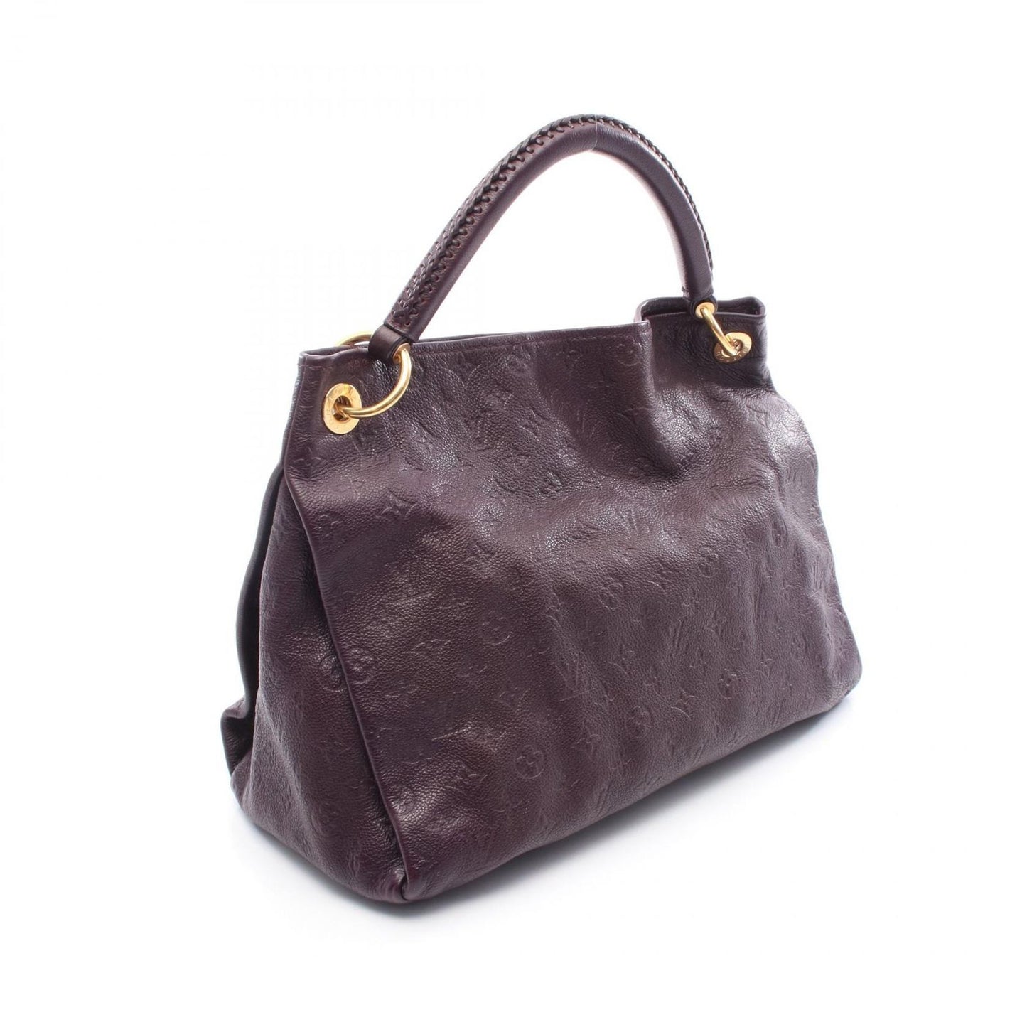 Louis Vuitton Artsy MM Shoulder Bag in Purple Monogram Leather