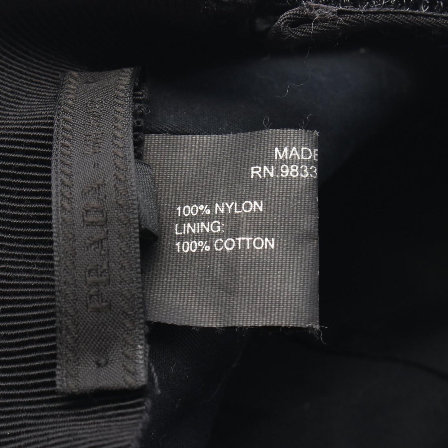 PRADA Re Nylon Baseball Cap - Timeless Black Elegance