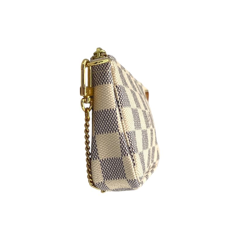 Louis Vuitton Mini Pochette Accessoires N58010 - White Damier Azur