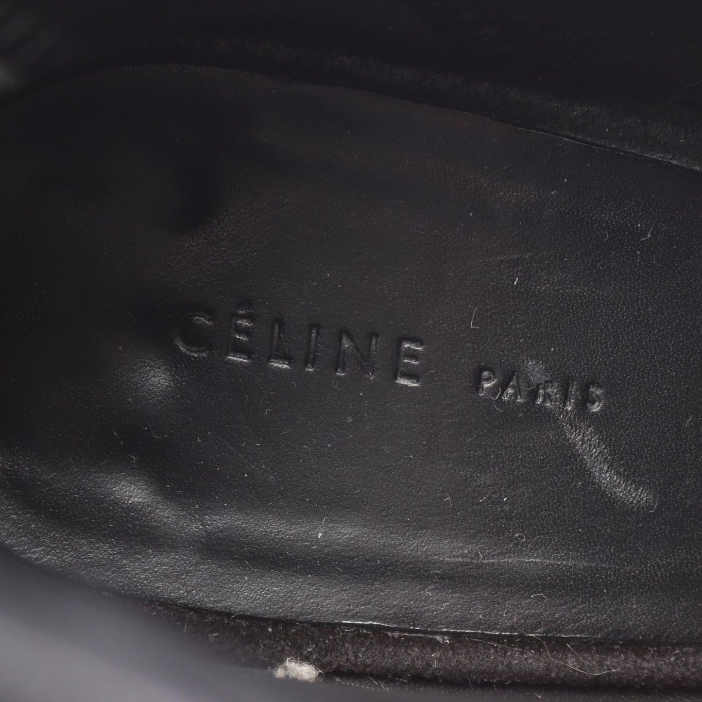 CELINE BAMBAM Black Suede Boots - Timeless Elegance