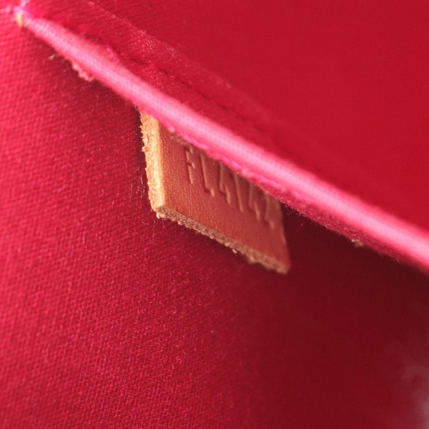 Louis Vuitton Alma PM Monogram Vernis Handbag in Magenta