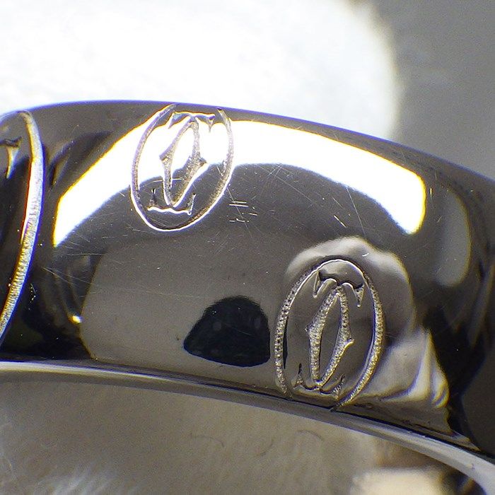 Cartier Happy Birthday Ring in K18 White Gold - Size 10