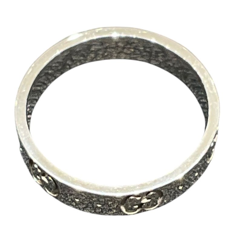 GUCCI Icon Ring in K18 White Gold - Timeless Elegance