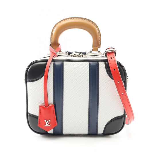 Louis Vuitton Valizette BB Epi Handbag - Exquisite White Leather