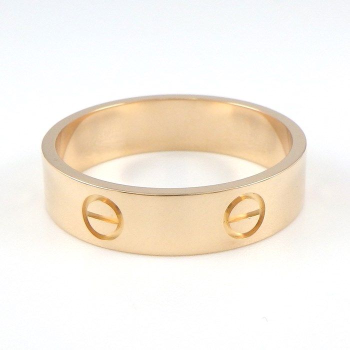 Cartier Love Ring MM in K18 Pink Gold - Timeless Elegance