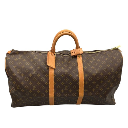 Louis Vuitton Keepall 60 M41422 Monogram Canvas Brown Travel Bag